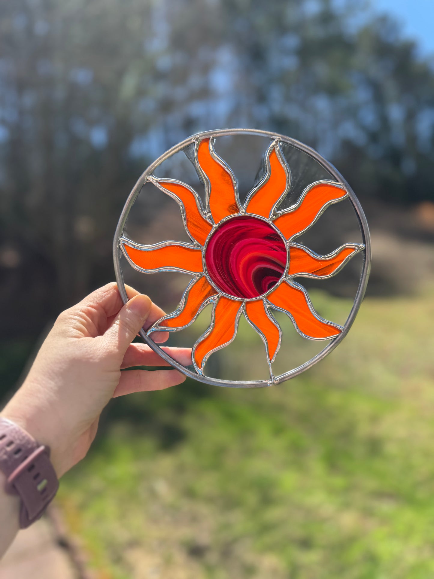 Stained Glass Sun