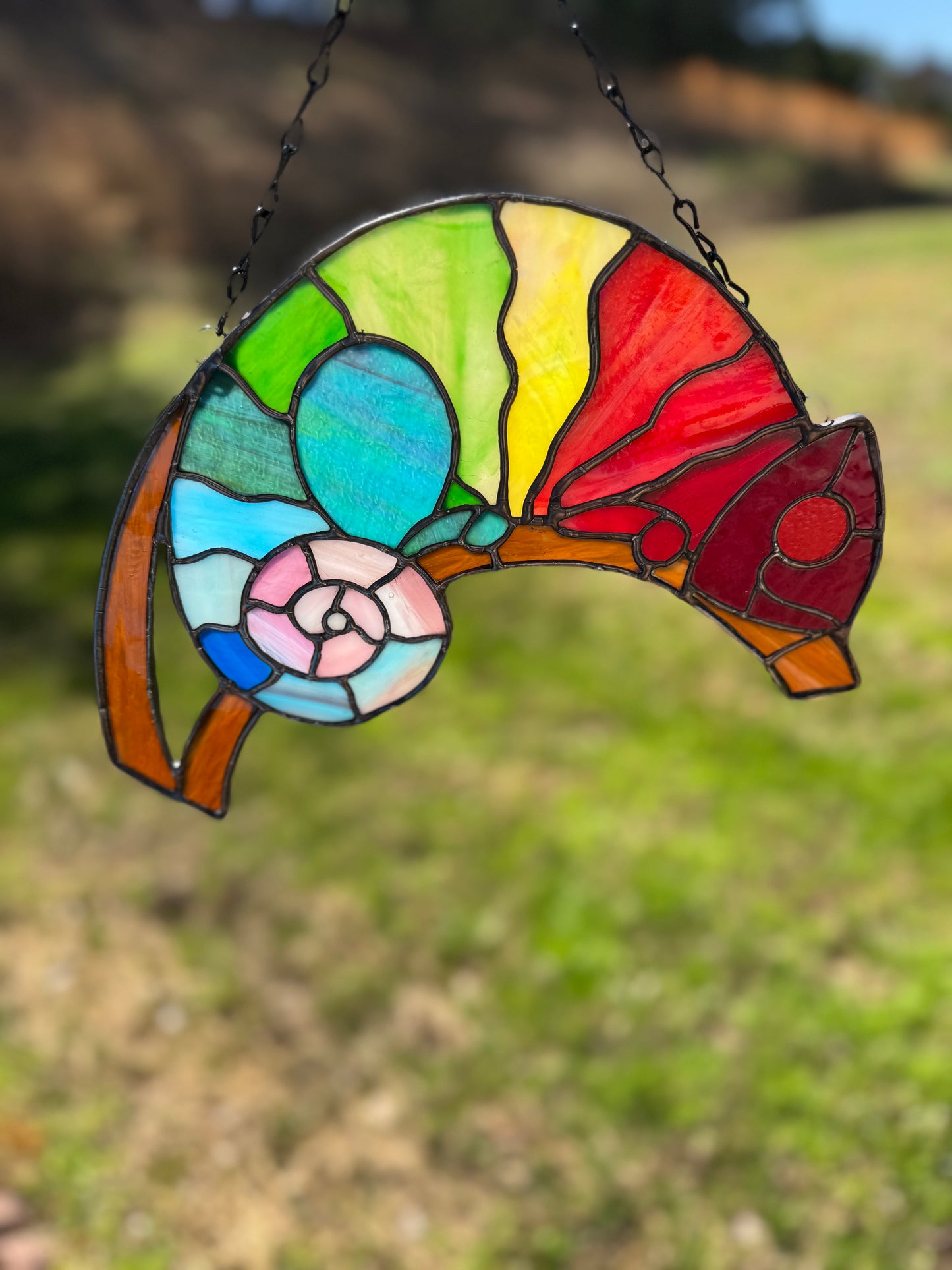Rainbow Chameleon Sun Catcher